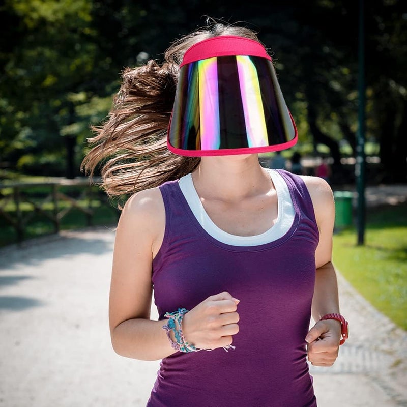 VIOKKO Face_Shield Protector Sun Visor Hat UV Protection Summer Sun Cap Great for Oudtoor Hiking Camping Golf Tennis Cycling - Image 2